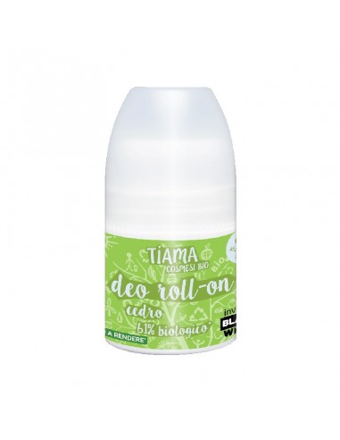 Deodorant bio roll-on cedru, 50ml - Tiama