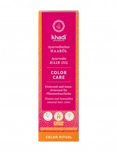 Ulei ayurvedic protectie culoare par, 50ml - Khadi 2
