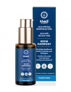 Ulei ayurvedic cu neem pentru scalp, 50ml  - Khadi 2