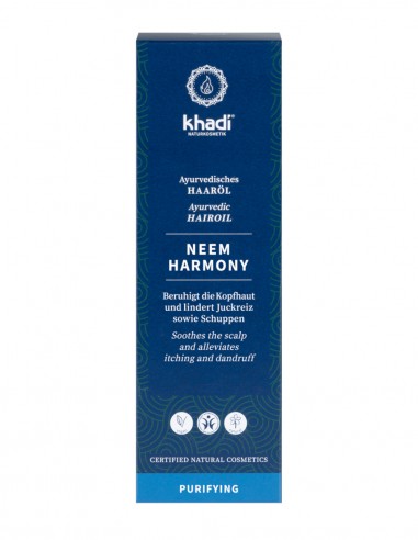Ulei ayurvedic cu neem pentru scalp, 50ml  - fata Ulei ayurvedic cu neem pentru scalp, 50ml  - fata