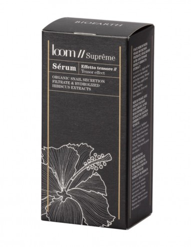 Ser de fata cu extract de melc, 30ml - Loom Supreme Bioearth - ambalaje Ser de fata cu extract de melc, 30ml - Loom Supreme Bioearth - ambalaje