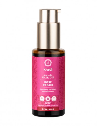 Ulei reparator par cu trandafir, 50ml - Khadi