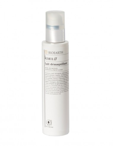 Lapte demachiant cu extract de melc, 200ml - Loom Bioearth