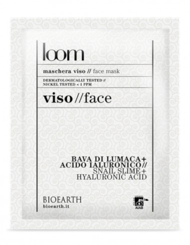 Masca servetel ten cu melc si acid hialuronic - Loom Bioearth