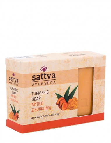 Sapun cu glicerina si turmeric, 125gr – Sattva Ayurveda