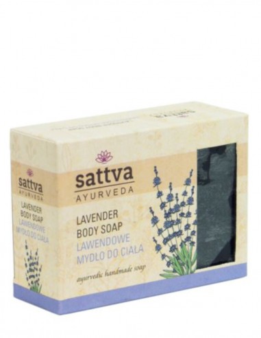 Sapun cu glicerina si lavanda, 125gr – Sattva Ayurveda