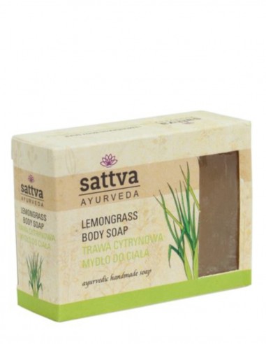 Sapun cu glicerina si lemongrass, 125gr – Sattva Ayurveda