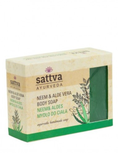 Sapun cu glicerina si neem, 125gr – Sattva Ayurveda