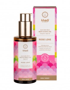Ulei ayurvedic de trandafir Rose Love, 100ml - Khadi