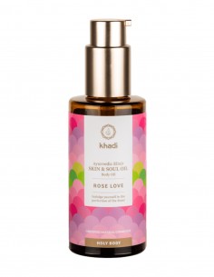 Ulei ayurvedic de trandafir Rose Love, 100ml - Khadi 2