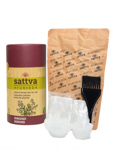 Vopsea de par Roscat Burgundy – Sattva Ayurveda