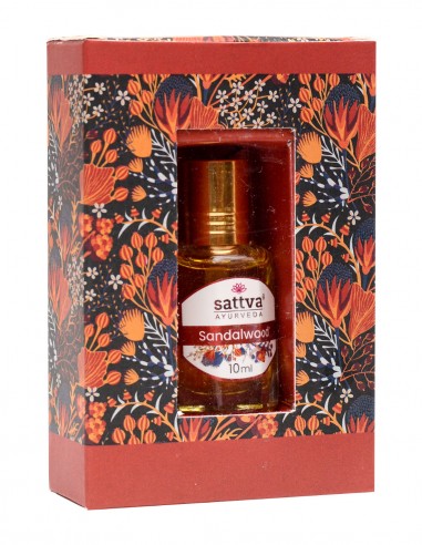 Ulei de parfum Santal,10ml - cutie - Sattva Ayurveda