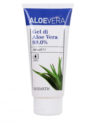 Gel pur de aloe vera bio (99%), 100ml - Bioearth