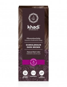Saten Inchis Khadi - vopsea de par naturala