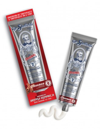 Pasta de dinti fara fluor cu scortisoara, 140 ml - Dr. Sheffields Pasta de dinti fara fluor cu scortisoara, 140 ml - Dr. Sheffields