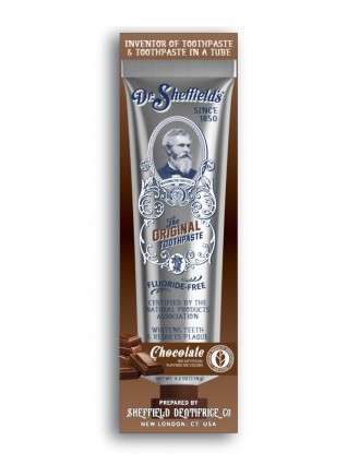 Pasta de dinti fara fluor pentru copii cu ciocolata, 140 ml - Dr. Sheffields