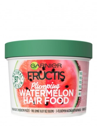 Masca volum par Watermelon Hair Food, 390 ml - Garnier