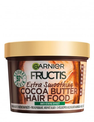 Masca anti-electrizare par cu unt de cacao, 400 ml - Garnier