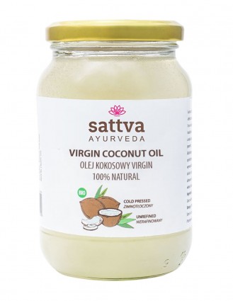 Ulei de cocos presat la rece, 500 ml – Sattva Ayurveda