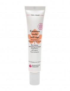 Crema de ochi antipoluare cu extract de rosie, 15ml - Biofficina Toscana