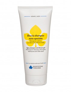 Sampon si gel de dus cu note spicy, 200ml - Biofficina Toscana