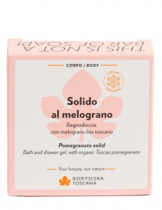 Gel de dus și sampon solid cu rodie, 80gr – Biofficina 2