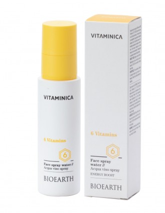 Apa de fata spray cu 6 vitamine si acid hialuronic, 100ml – Vitaminica Bioearth