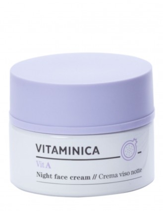 Crema cu retinol si acid hialuronic de noapte, 50ml – Vitaminica Bioearth