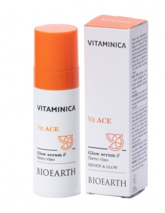 Ser pentru fata cu Vitamina A, C si E, 30ml – Vitaminica Bioearth