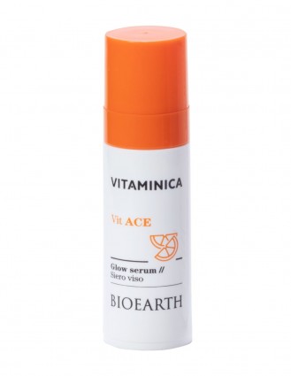 Ser pentru fata cu Vitamina A, C si E, 30ml – Vitaminica Bioearth Ser pentru fata cu Vitamina A, C si E, 30ml – Vitaminica Bioearth