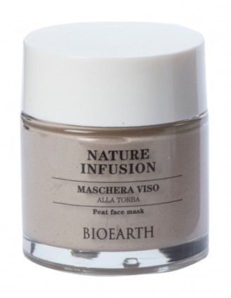 Masca de fata cu turba, ten impur, gras, 100ml - Nature Infusion Bioearth