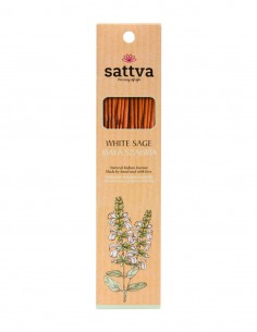 Betisoare parfumate cu Salvie Alba – Sattva Ayurveda