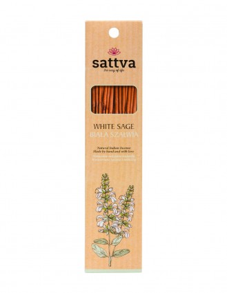 Betisoare parfumate cu Salvie Alba – Sattva Ayurveda