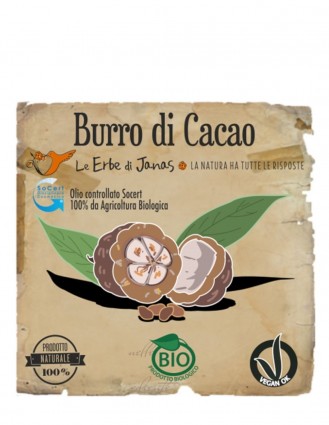 Unt de cacao natural, 50gr - Erbe di Janas