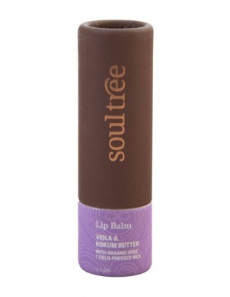 Balsam buze cu Violete si unt de Kokum - Soultree Balsam buze cu Violete si unt de Kokum - Soultree