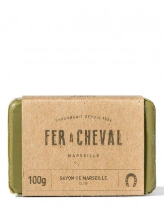 Sapun de Marsilia cu masline, 100gr - Fer a Cheval