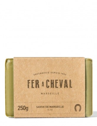 Sapun de Marsilia cu masline, 250gr - Fer a Cheval