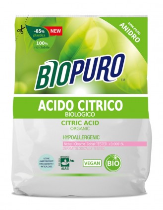 Acid citric pentru menaj, 450g - Biopuro