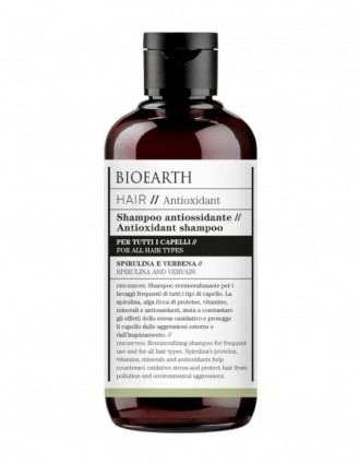 Sampon antioxidant cu spirulina, 250ml -  Hair Bioearth