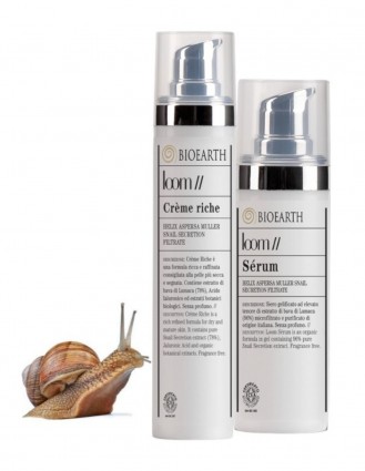 Set cosmetice cu melc ten uscat- Bioearth