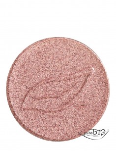 Fard de pleoape Roz sidefat 25 - PuroBio Cosmetics 2