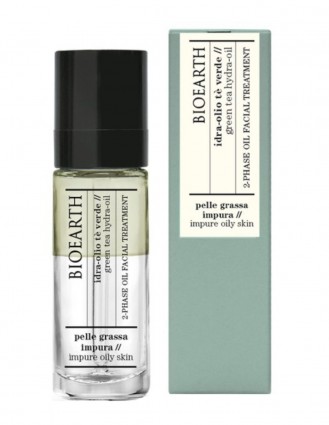 Tratament ten gras cu ceai verde Hydra-Oil, 30ml - Bioearth