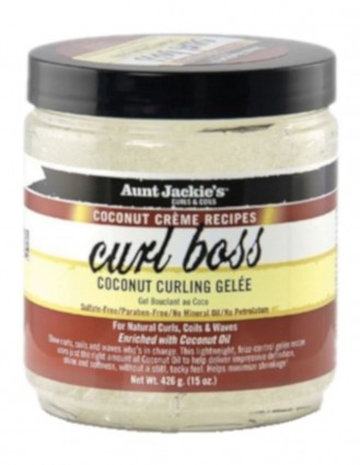 Curl boss coconut curling gelee, 426gr - Aunt Jackie’s