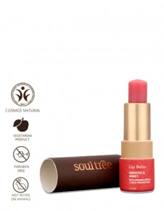 Balsam buze ayurvedic cu hibiscus - Soultree