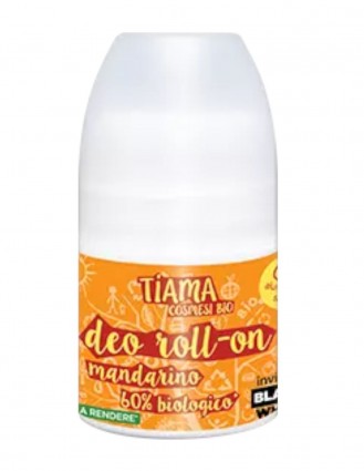 Deodorant roll-on cu mandarina, 50ml - Tiama