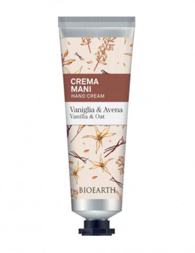 Crema de maini cu vanilie si ovaz, 30ml – Family Bioearth