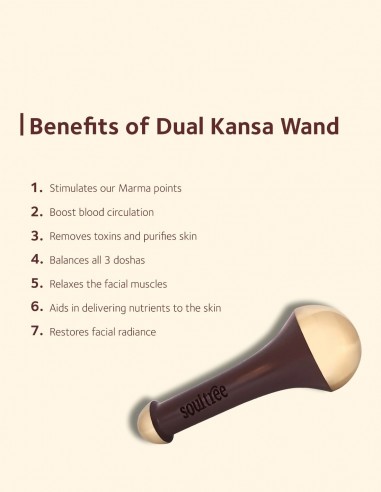 Dispozitiv masaj ten si corp Ayurvedic Dual Kansa Wand – Soultree