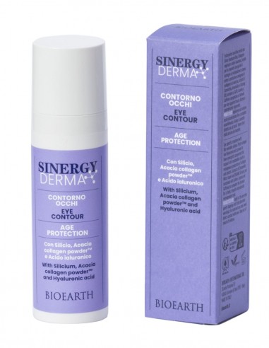 Crema de ochi cu colagen, acid hialuronic si siliciu, 30ml – Sinergy Derma Bioearth