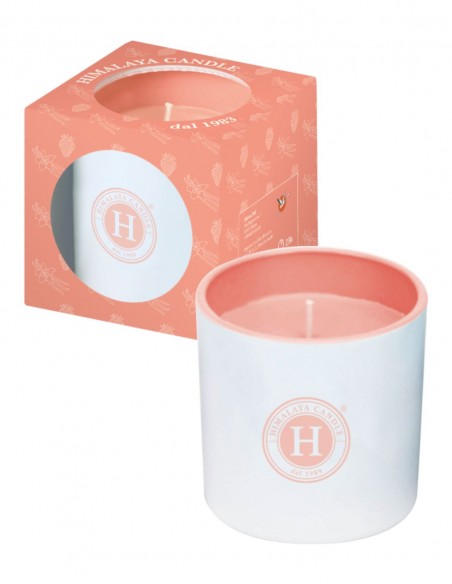 Lumanare parfumata naturala Vanilie si Capsuni, 165gr – Pastello Himalaya