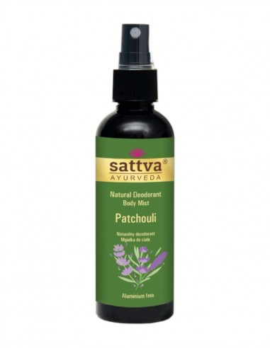 Deodorant fara aluminiu Patchouli, 80ml - Sattva